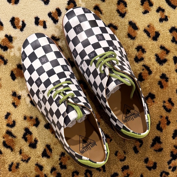 John Fluevog Checkered Men's Shoes - Picture 5 of 10